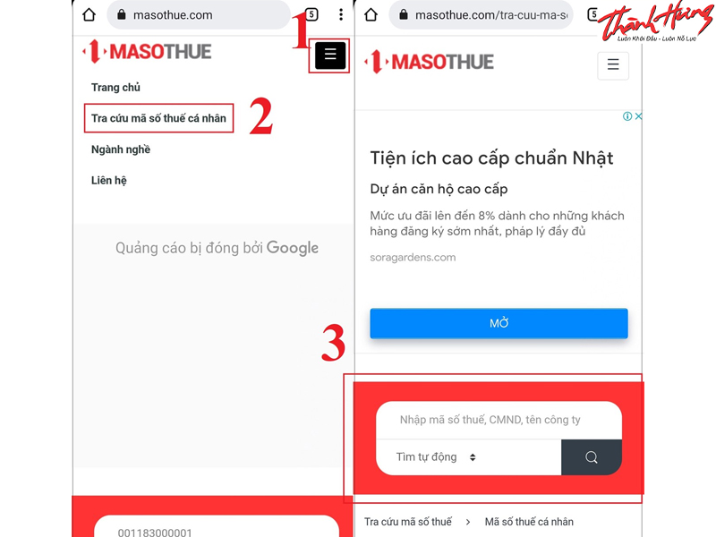 Tra cứu mã số thuế cá nhân qua trang web Mã số thuế Tra cứu mã số thuế cá nhân qua trang web Mã số thuế