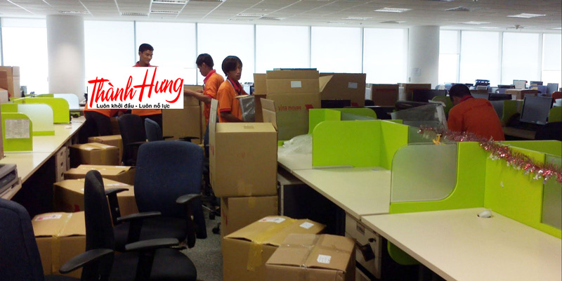 Quy trình vận chuyển văn phòng tại Hoài Đức