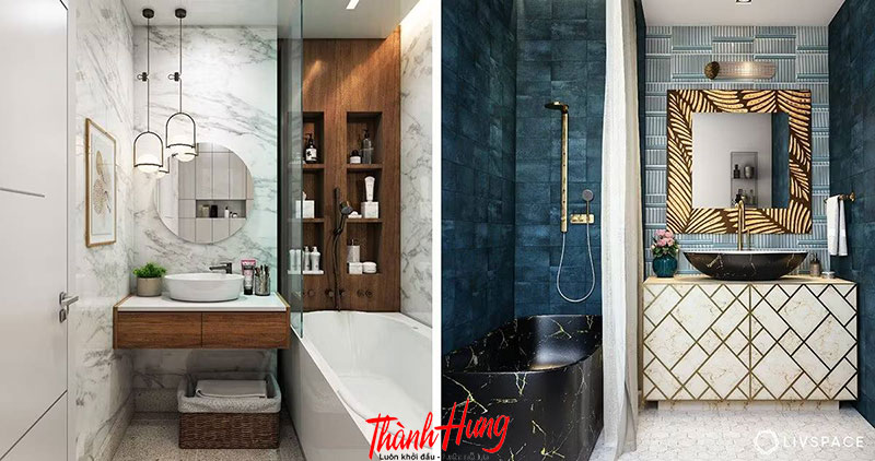 Mẫu phòng tắm nhỏ đẹp 5 và 6