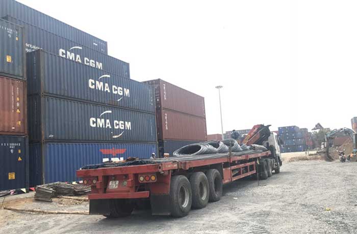 Dịch vụ thuê xe container chở hàng