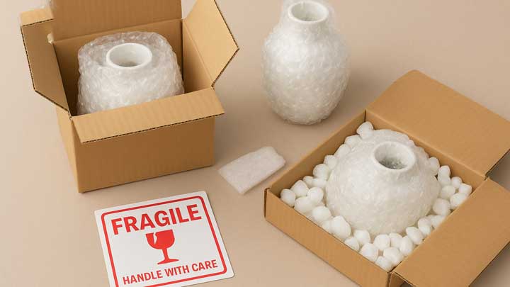 Mẹo đóng gói bằng thùng carton để đồ không bị hỏng