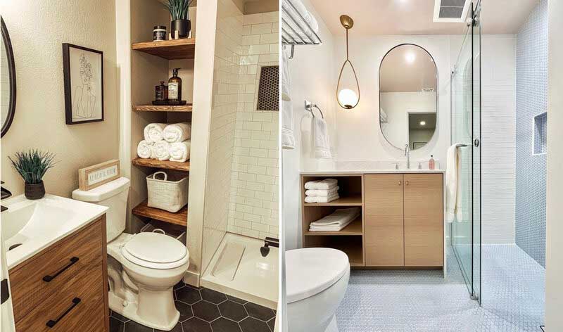 Vì sao phòng tắm nhỏ dễ bị bí và lộn xộn
